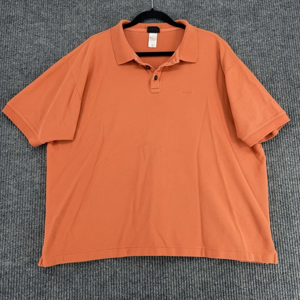 Patagonia Men's Organic Cotton Polo Shirt Orange XXL